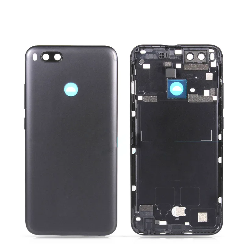 Black -Back Cover Mi ddle рамка для Xiaomi mi 5X передняя рамка Задняя крышка батареи Корпус для mi A1 mi 5X mi A1 - Цвет: Black -Back Cover