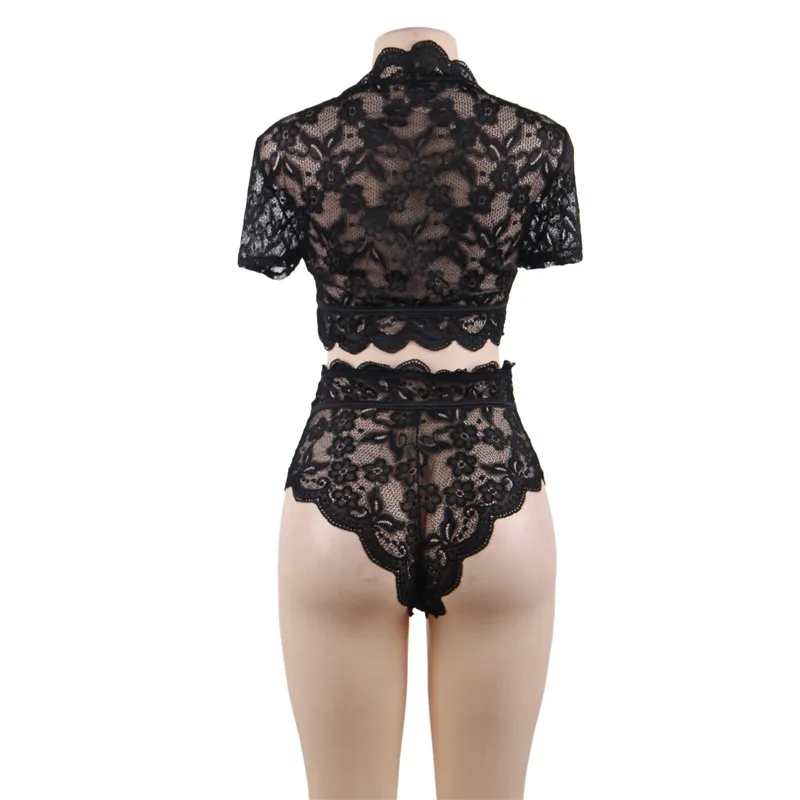

Comeondear Lace Bra and Panty Sets Plus Size 2 Piece Lingerie Sets Plus Size Summer Beach Sexy High Waist Underwear Set R80760