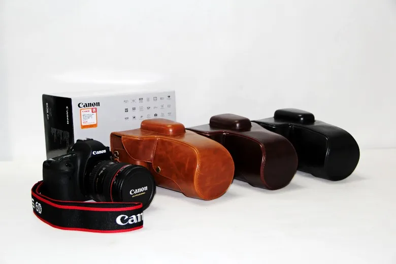 Заводская распродажа Новый для Canon 6D чехол из искусственной кожи Камера сумка