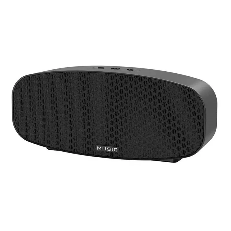Bluetooth открытый динамик водонепроницаемый портативный беспроводной Колонка громкий динамик коробка Поддержка TF карта FM радио Aux вход - Цвет: Черный