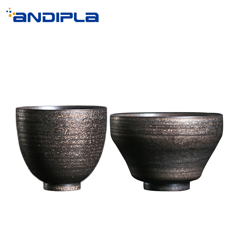 

120ml/150ml Vintage Teacup Ceramic Art Tea Cup Tea Ceremony Teaware Drinkware Office Master Small Cha Bowls Container Decoration