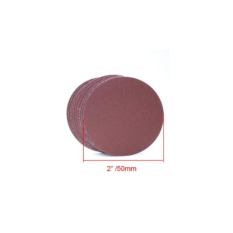 

Бесплатная доставка 100 шт. 2-Дюймовая круглая наждачная бумага Disck 40-7000 Grits полировальный лист 50 мм