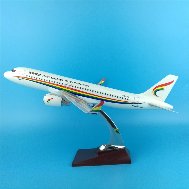 Модель самолета A320 37 см модель из смолы тибетского Коллекционная дыхательных