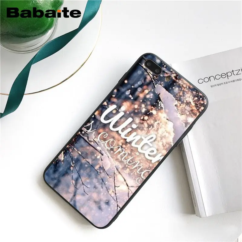 Babaite пейзаж зимний светильник Снежный чехол для телефона iphone 11 Pro 11Pro Max X XS MAX 6 6s 7 7plus 8 8Plus 5 5S SE XR