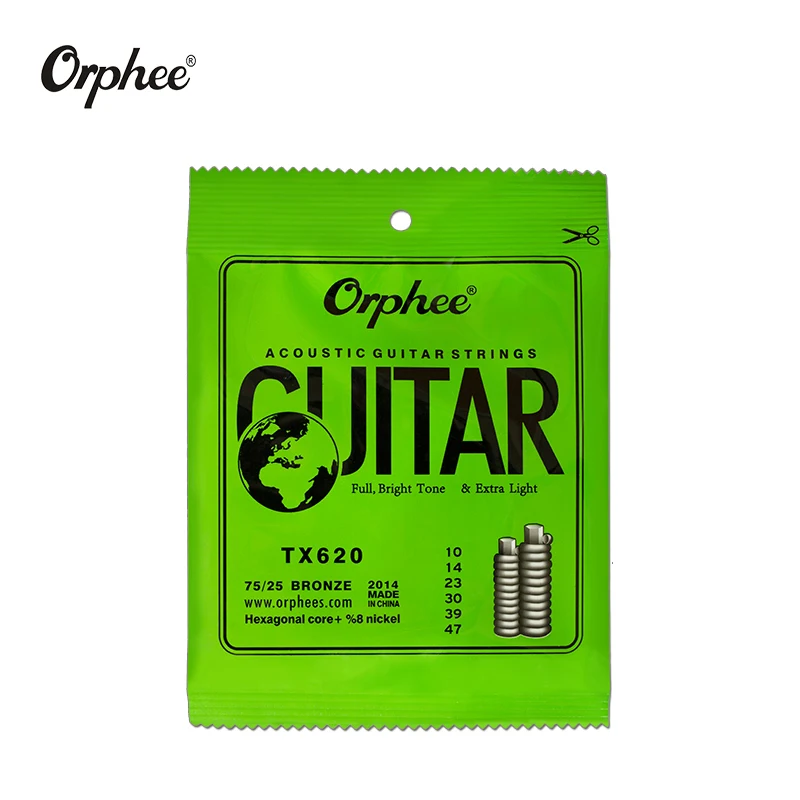 Струны для гитары orphee TX620/TX630/TX640 струны акустической ссветильник 10 шт.|Детали и