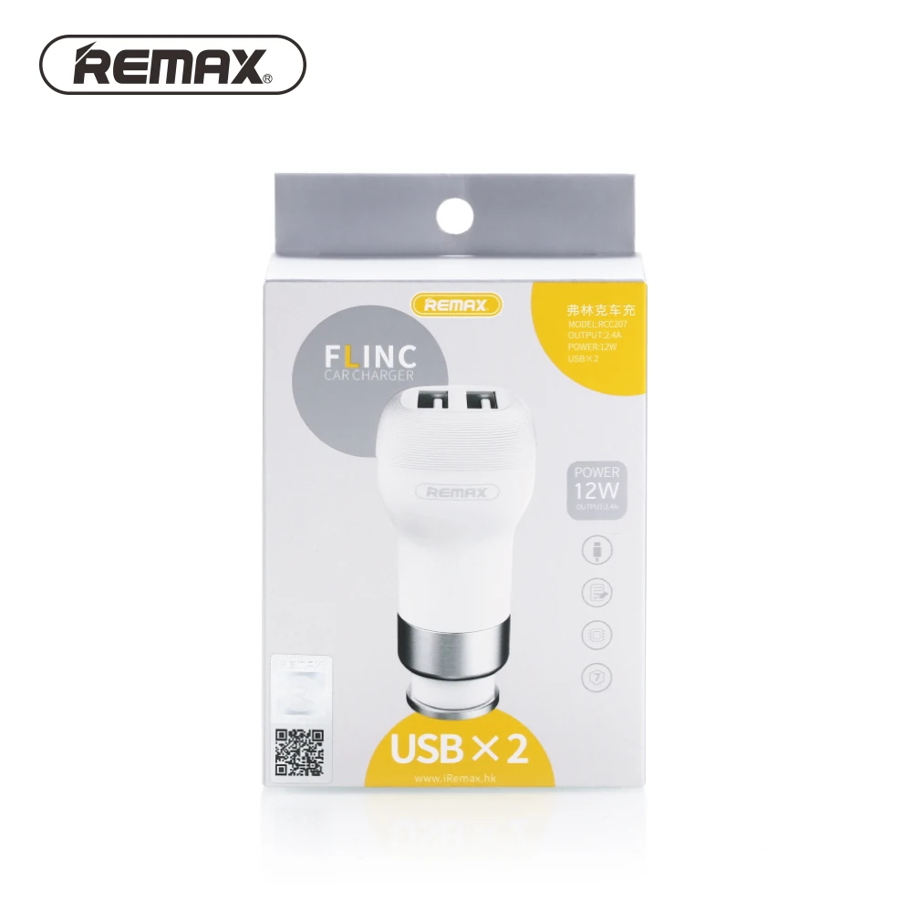 Remax USB Автомобильное зарядное устройство двойной Переходник USB для зарядки в машине умное зарядное устройство адаптер питания для Xiao mi Red mi 6 5 mi 9 8 6a Note 7 pro