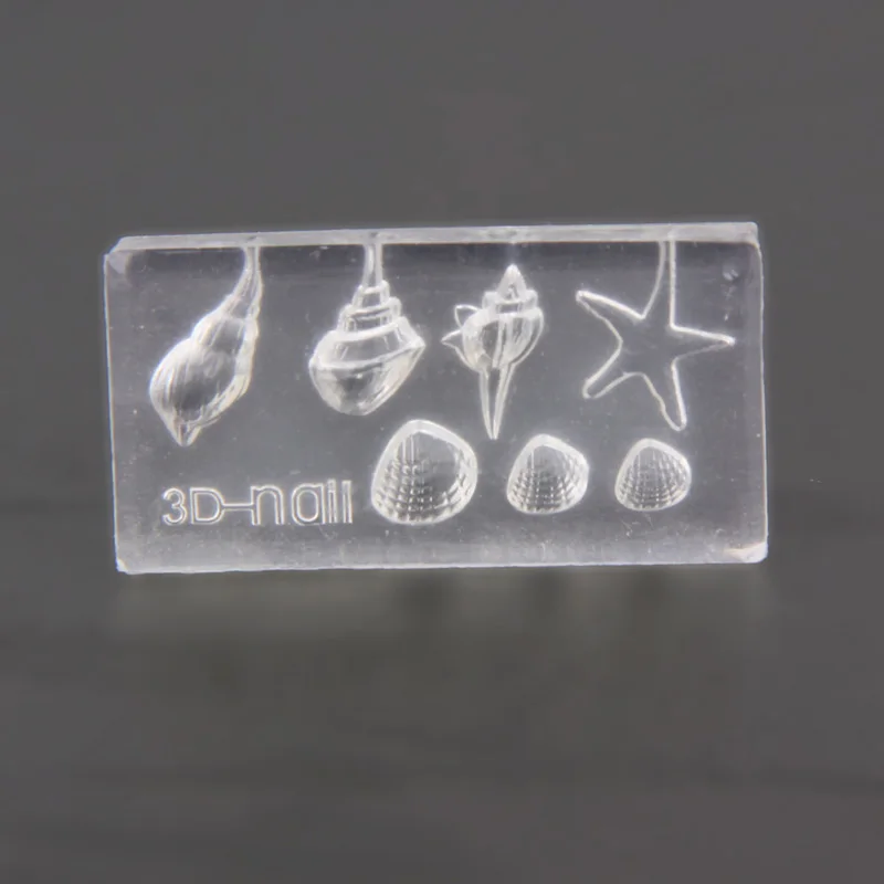 6 шт./компл. 3D силиконовый Nail Art Форма для нейл-арта украшения DIY дизайн силиконовый Nail Art Шаблоны узор маникюр Image Plate