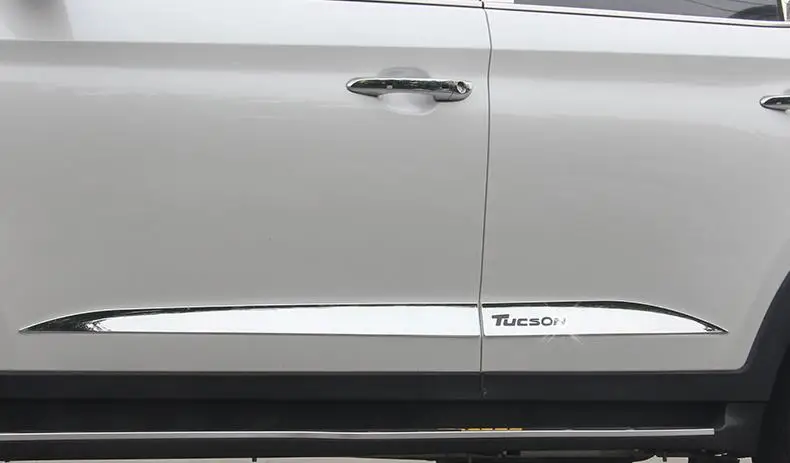 4 шт. хромированные накладки на боковые двери для Hyundai Tucson 2015 2016 2017 2018 | Автомобили