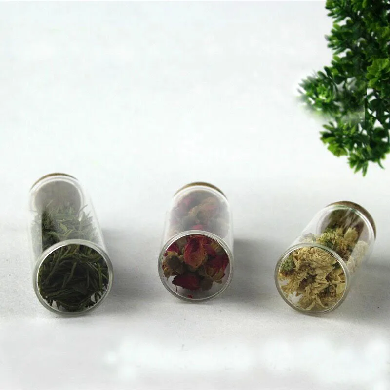 10pcs/lot 37*60mm 40ml Glass Bottles Vial Empty Sample Jars with Cork Stoppers for DIY Craft Container Decoration Transparent | Дом и сад