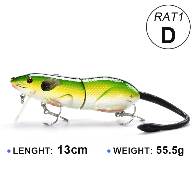RAT Lure 1-04 1 шт. Рыбалка приманки реалистичные Мышь Crankbait яркие Плавание приманки 9 см 20,5 г 3D глаза реалистичные приманки воблер снасти Рыбалка кремния - Цвет: RAT Lure 1-04