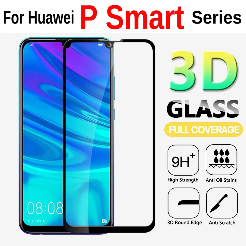 Защитное стекло 3D для Huawei P Smart 2019 закаленное защиты экрана Plus Psmart Plus|Защитные