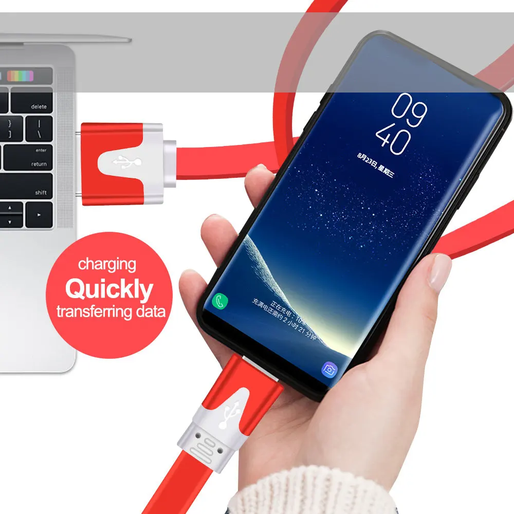 USB кабели для быстрой зарядки кабель Micro Usb Android мобильных телефонов синхронизации