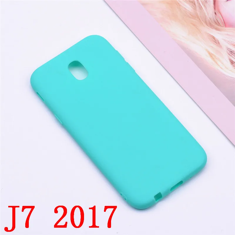 Light Green J7 2017 Мягкий силиконовый чехол для samsung Galaxy J7 чехол J7 J710 J710F J7 J700 Galaxy J7 J730F чехол силиконовый чехол Funda сумка - Цвет: Light Green J7 2017