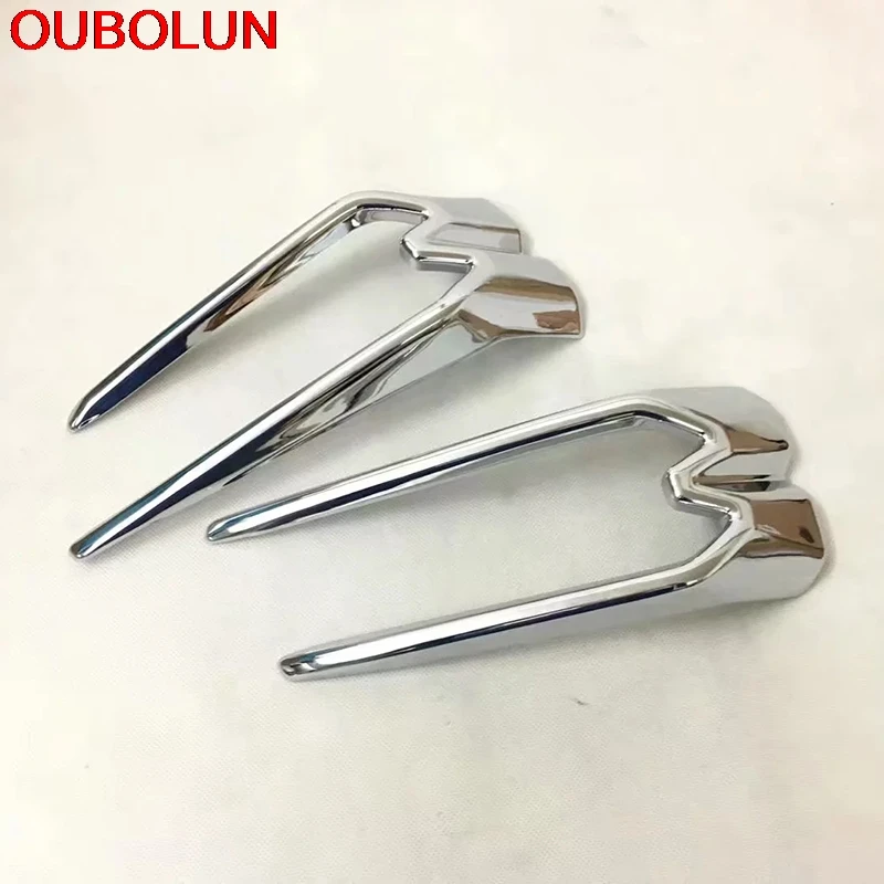OUBOLUN для Hyundai IX35 2018 передняя противотуманная фара декоративная литьевая крышка