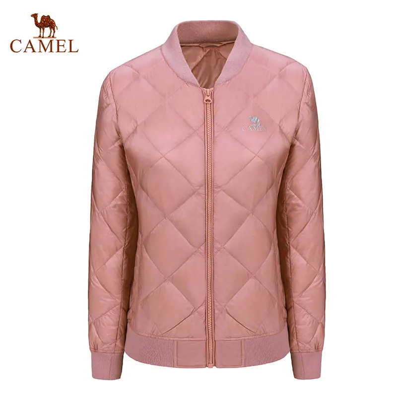 CAMEL/Новинка; зимняя куртка для пар; Ультра-светильник; 90% белый Утиный пух; куртки; повседневное портативное зимнее пальто; пуховик; размеры