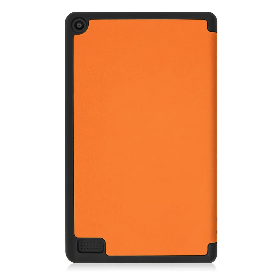 Магнитный чехол из искусственной кожи для Amazon Kindle Fire 7 с функцией автоматического сна/пробуждения, чехол для Amazon New Fire7+ пленка+ ручка