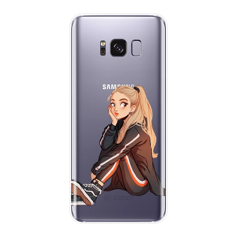 Чехол для телефона Samsung Galaxy Note 9 8 5 4 Kawaii Girl Kpop силиконовая Мягкая задняя крышка S5 S6