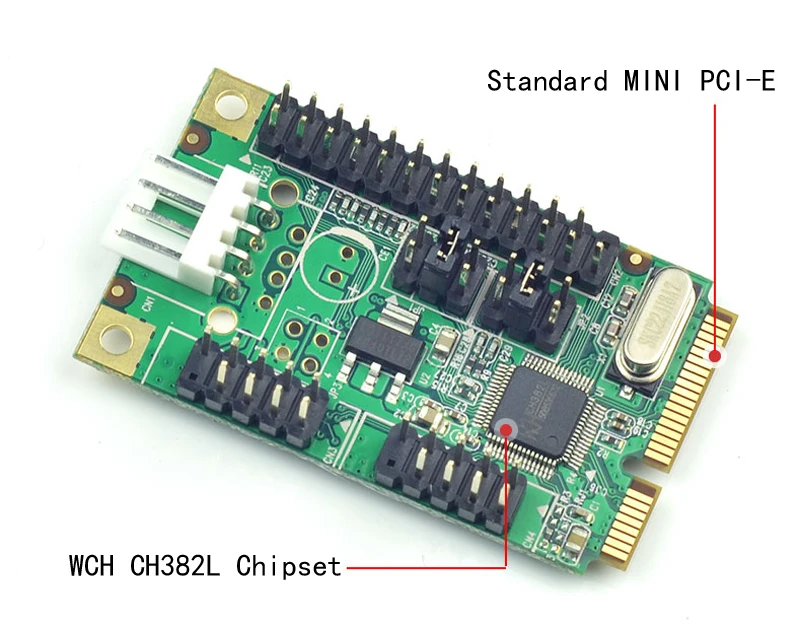 Новый мини PCIe 1 параллельный порт + 2 последовательных порта I/O контроллер карты Mini