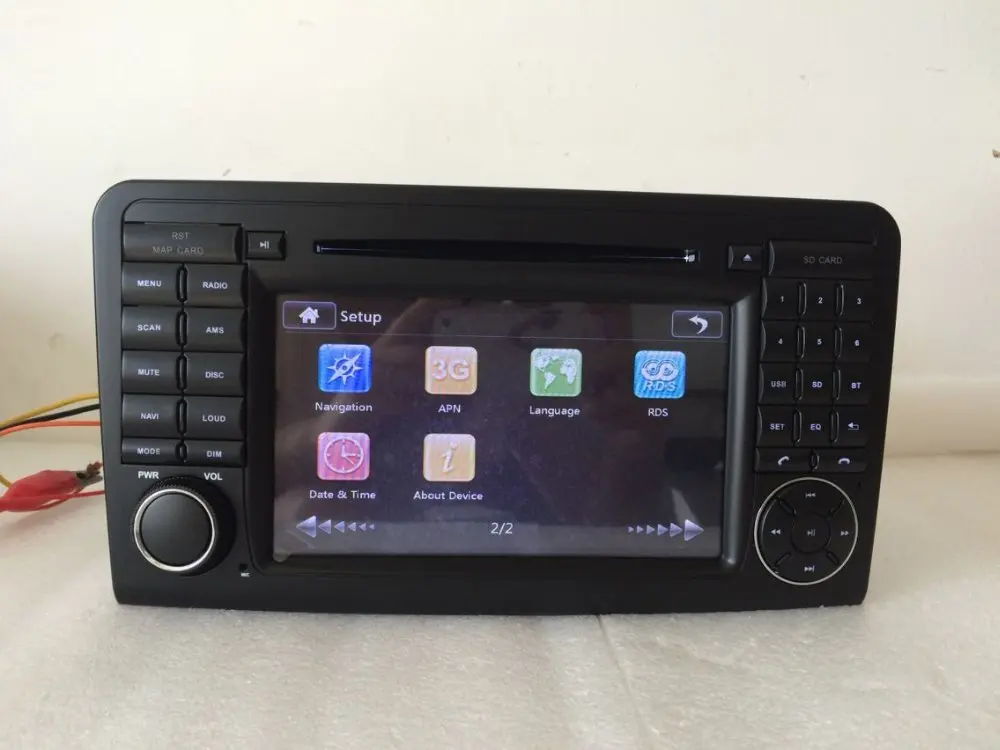 7 &quot2 din Автомобильный dvd плеер для Mercedes Benz GL ML CLASS W164 ML350 ML500 X164 GL320