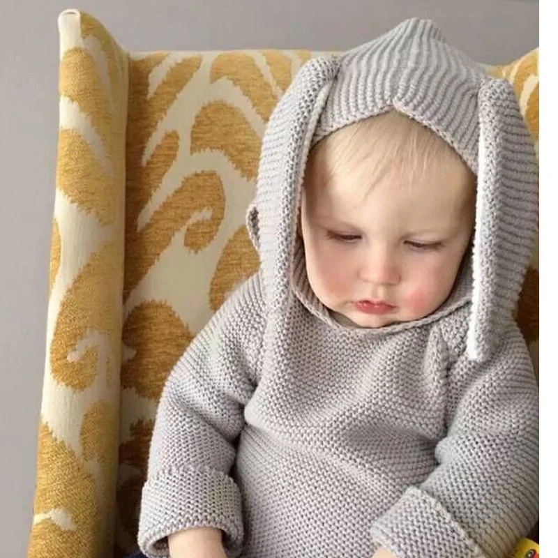 Новинка 2020 года сезон весна-осень детский хлопковый свитер с капюшоном и