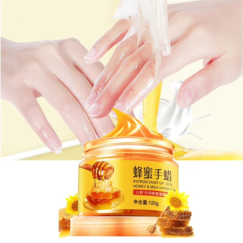 Маска для рук парафин ног воск ванной пилинг мед молоко отбеливающая эссенция