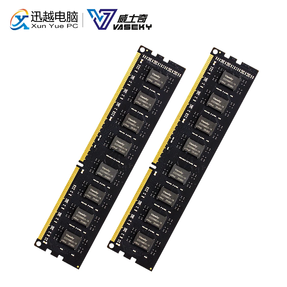Vaseky 2GB 4GB 8GB настольная память PC3 12800 10600 DDR3 1333Mhz 1600Mhz Компьютерная модуль 2G 4G 8G 1333 1600 PC