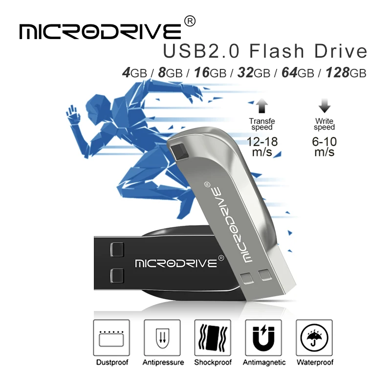 Новое поступление usb 2 0 мини-флешка 64 ГБ 32 реальная емкость флэш-накопитель 16 8 2.0