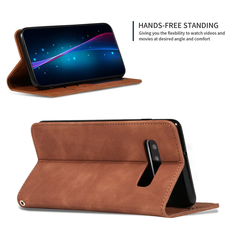 PU leather flip Phone Case For Samsung S8 S9 S10 E Plus Note 9 8 with Card Holder wallet M10 20 A8 J4 6 A10 40 50 70 |