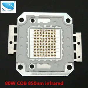 80W COB 850nm Infrared night vision IR LED 80pcs 40mil chips High power array infrared lamp Use for thermometer and surveillance
