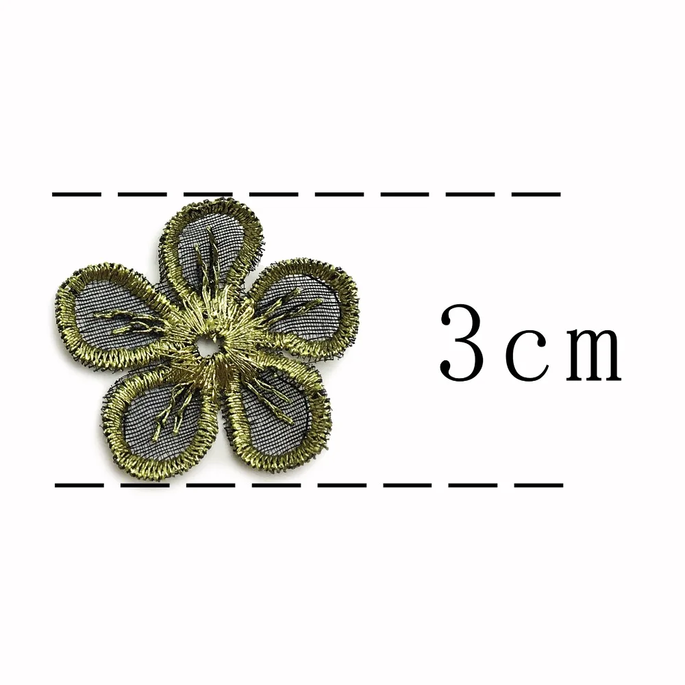 CHENGRUI F126 3cm wedding decoration hand made patches decorative flower artificial craft supplies diy 20pcs/bag | Дом и сад