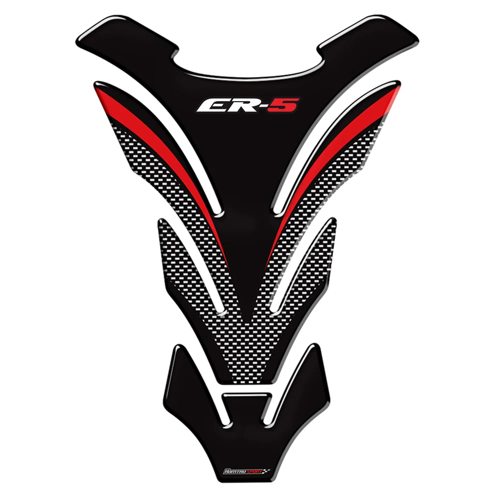 Для Kawasaki ER5 ER-5 ER 5 Tankpad 3D Carbon-look Защитная Наклейка на бак мотоцикла | Автомобили и