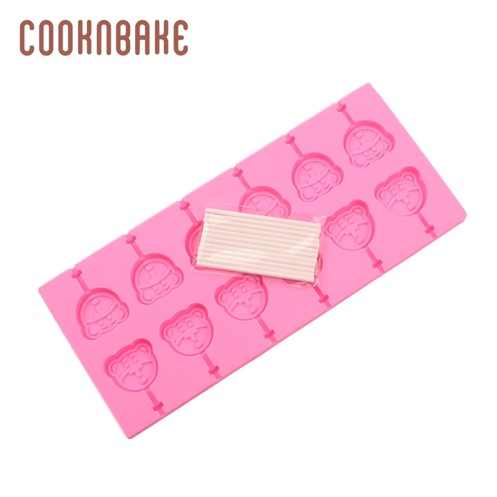 CDY-295 Круглая силиконовая форма COOKNBAKE для леденцов, цветов, конфет, шоколада, леденцов, инструмент для украшения торта, сделай сам, торт, Рождество - Цвет: CDY-295