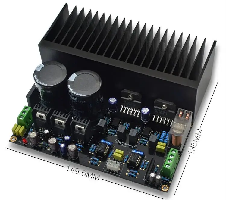 Стерео усилитель высокой мощности LM3886 комплект платы OP07 DC servo 5534 с