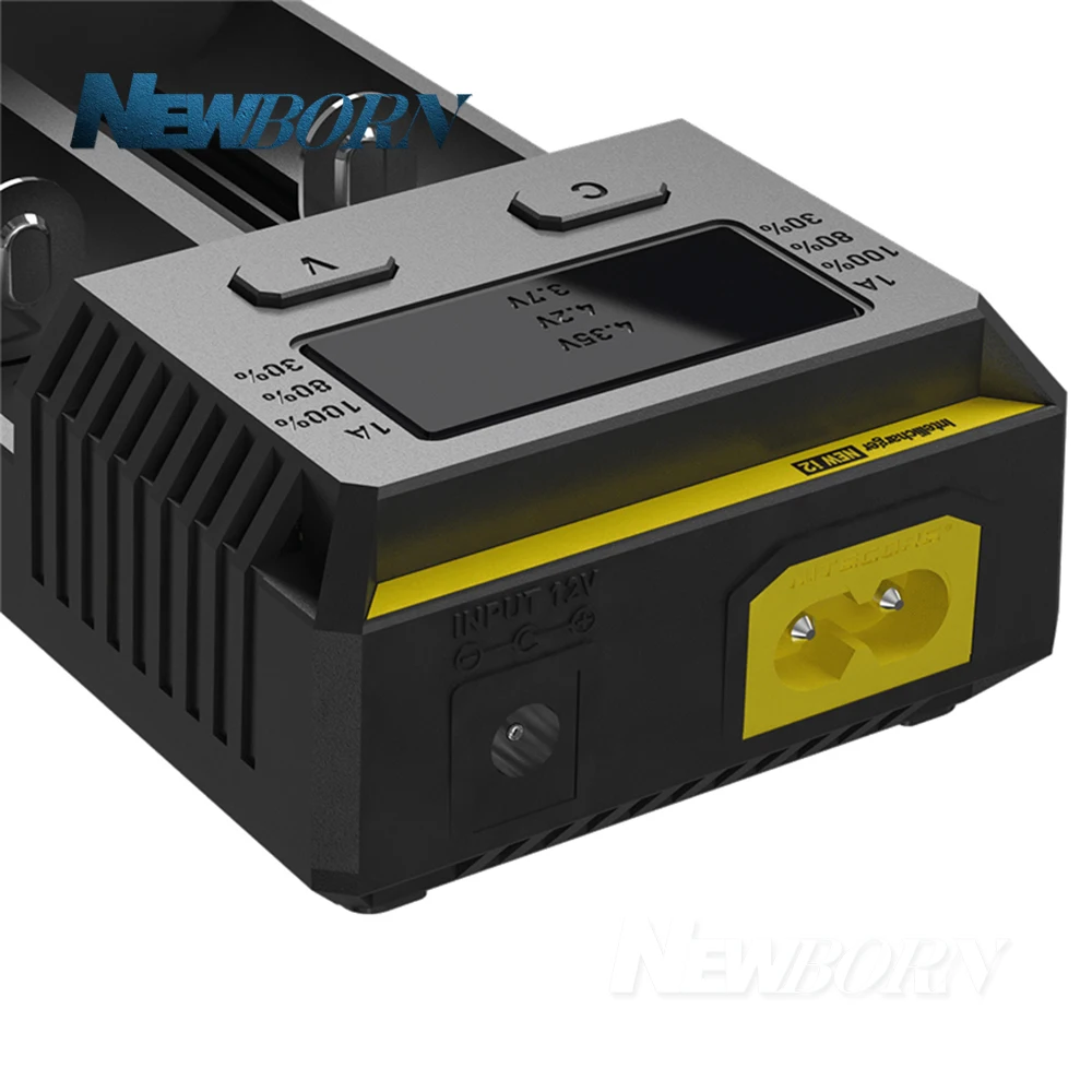 NITECORE Новая версия 1 шт зарядное устройство для батарей 16340 10440 AA AAA 14500 18650 26650 I2 +