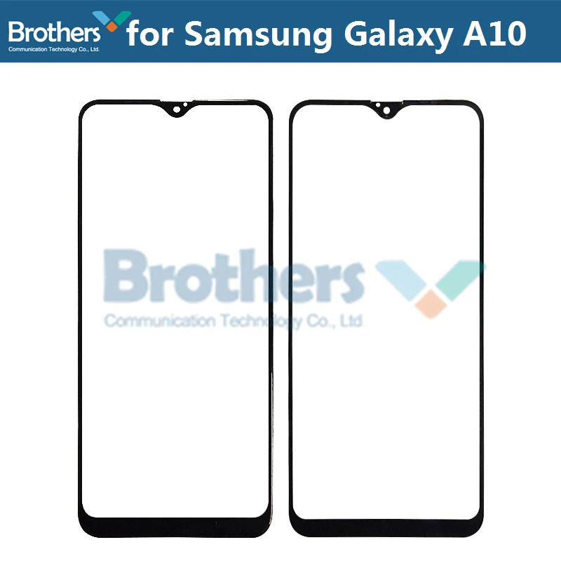 Передняя внешняя стеклянная линза для samsung Galaxy A10 A20 A30 A40 A50 A60 A70 A90 сенсорный экран стекло Передняя ЖК-стекло Замена объектива
