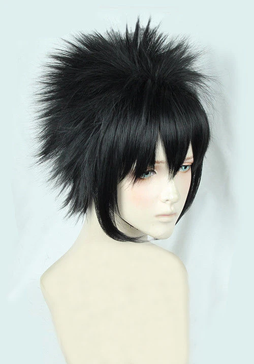 Костюм для косплея My Hero Academia Boku no Hiro Akademia Dabi короткий термостойкий черный парик +