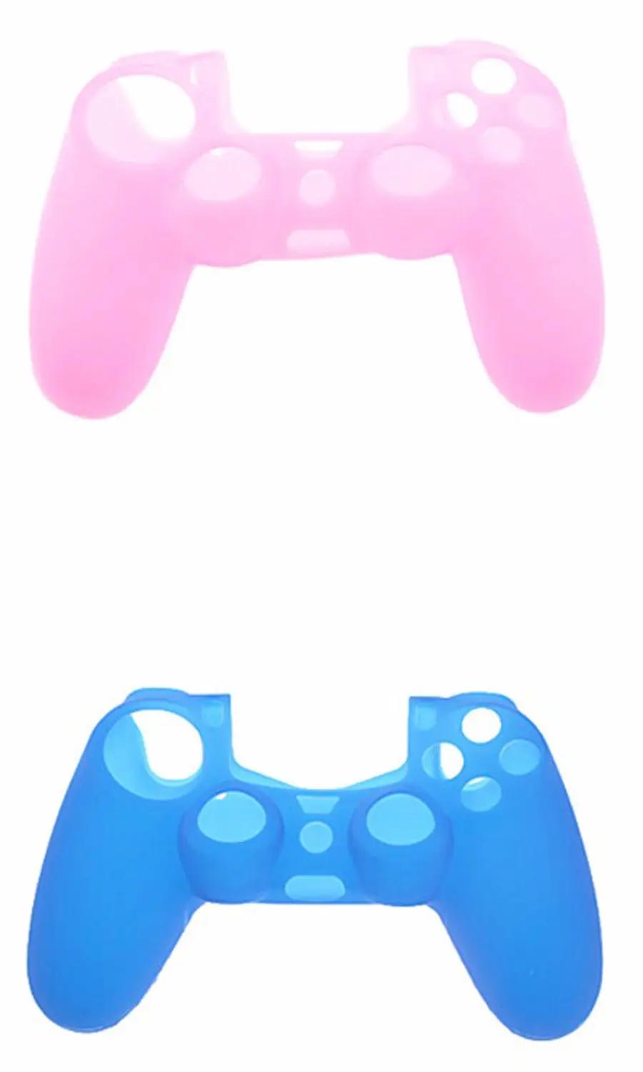Цветной Мягкий силиконовый чехол для контроллера Sony Playstation 4