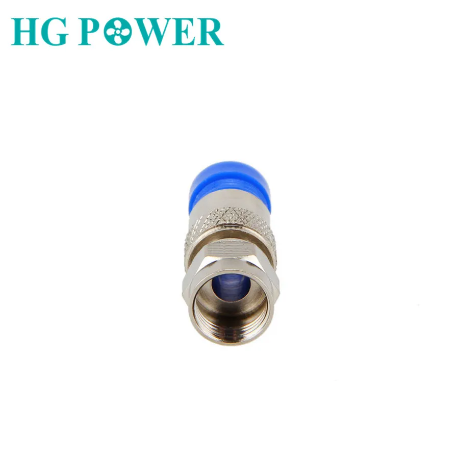 100/50/20/10/5/2/1PCS Waterproof RG6 Connector Compression Tool Coaxial Cable Connection F Type | Обустройство дома