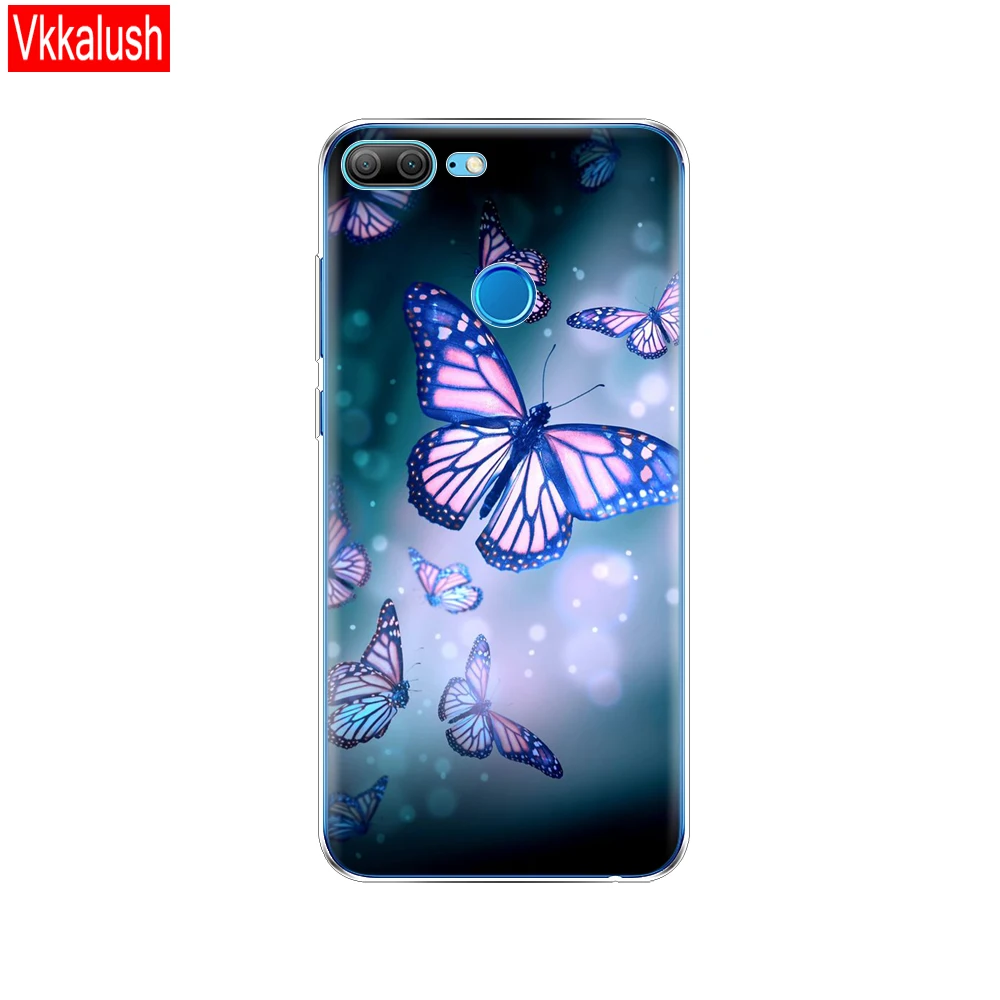 80182 Чехол для телефона huawei honor 9 lite, Мягкий ТПУ силиконовый чехол на заднюю панель 360, полностью защитный прозрачный чехол с принтом - Цвет: 80182