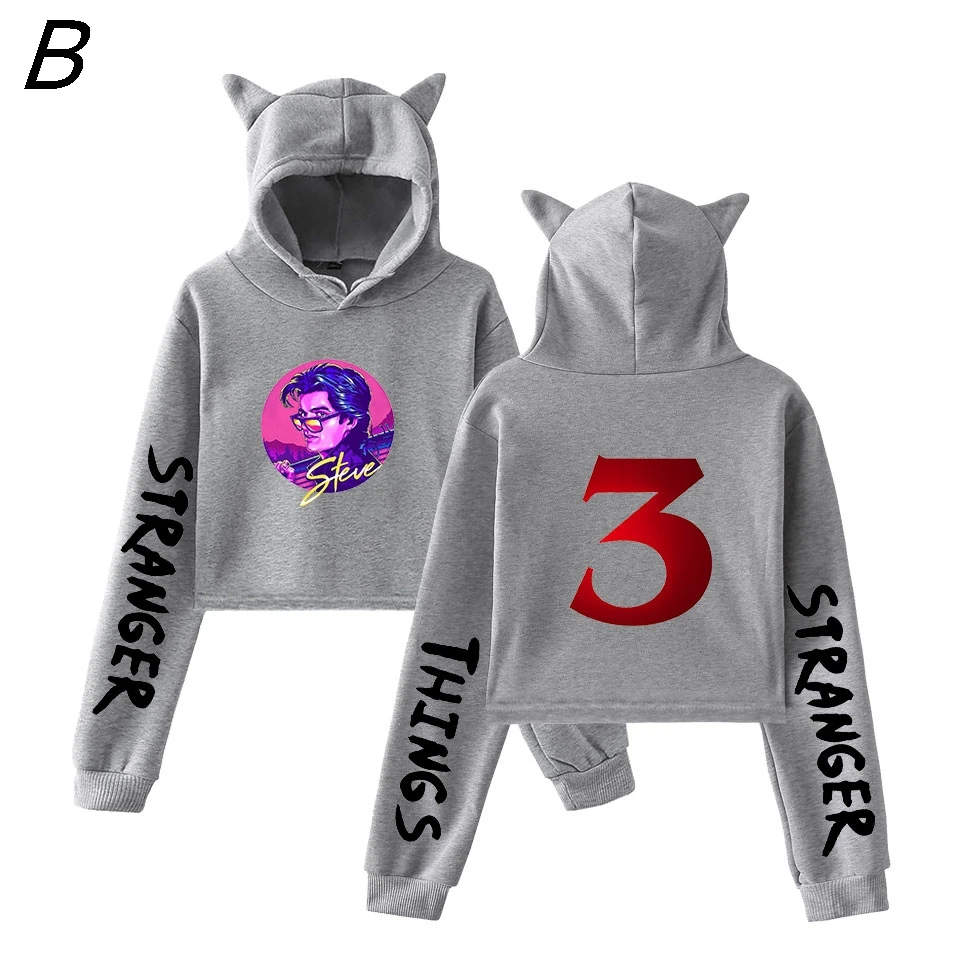 Необычные вещи 3 повседневные толстовки Vrouwen Kawaii Nieuwste модель принт Steve Толстовка Kitten в женские толстовки