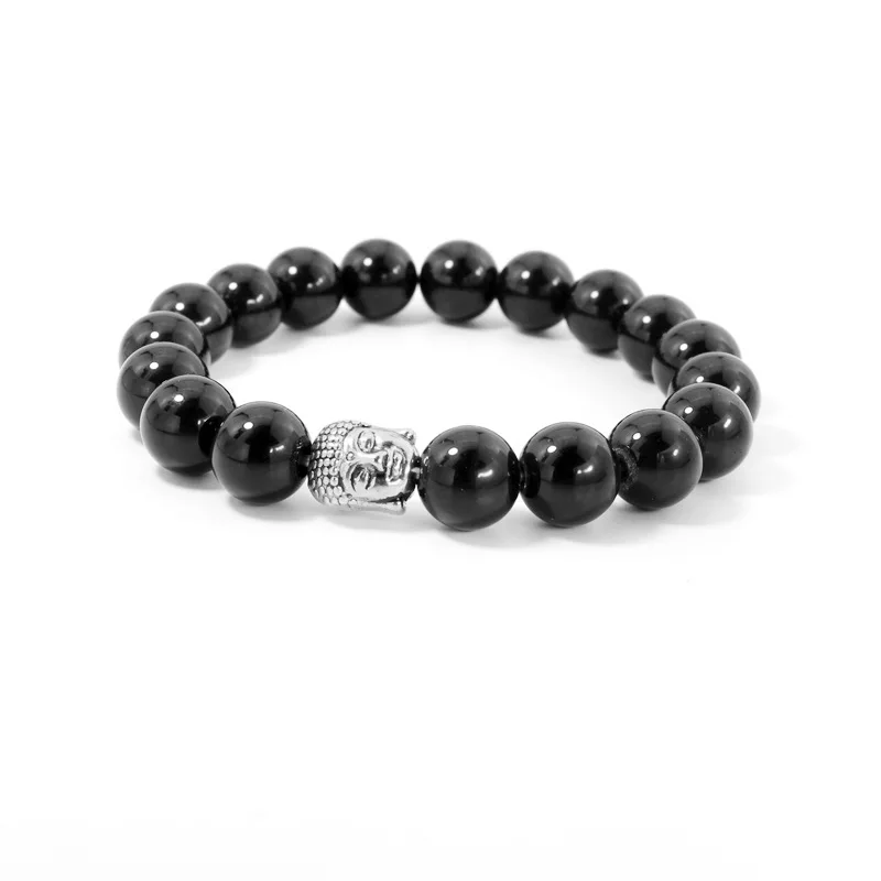 Браслеты из натуральных камней в виде Будды | Украшения и аксессуары