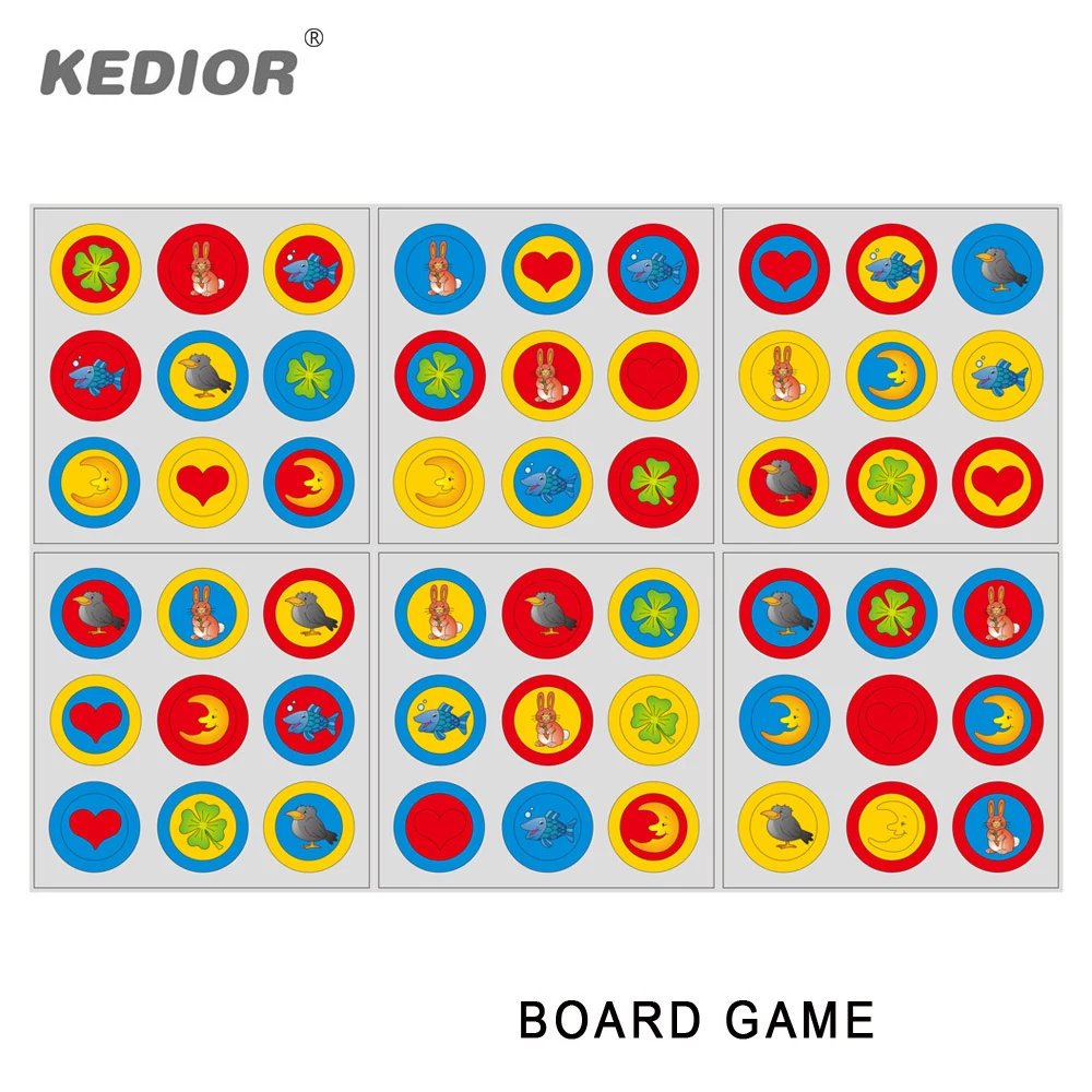 Обучающая настольная игра Figurix семейные карточки игры матч безумие быстро