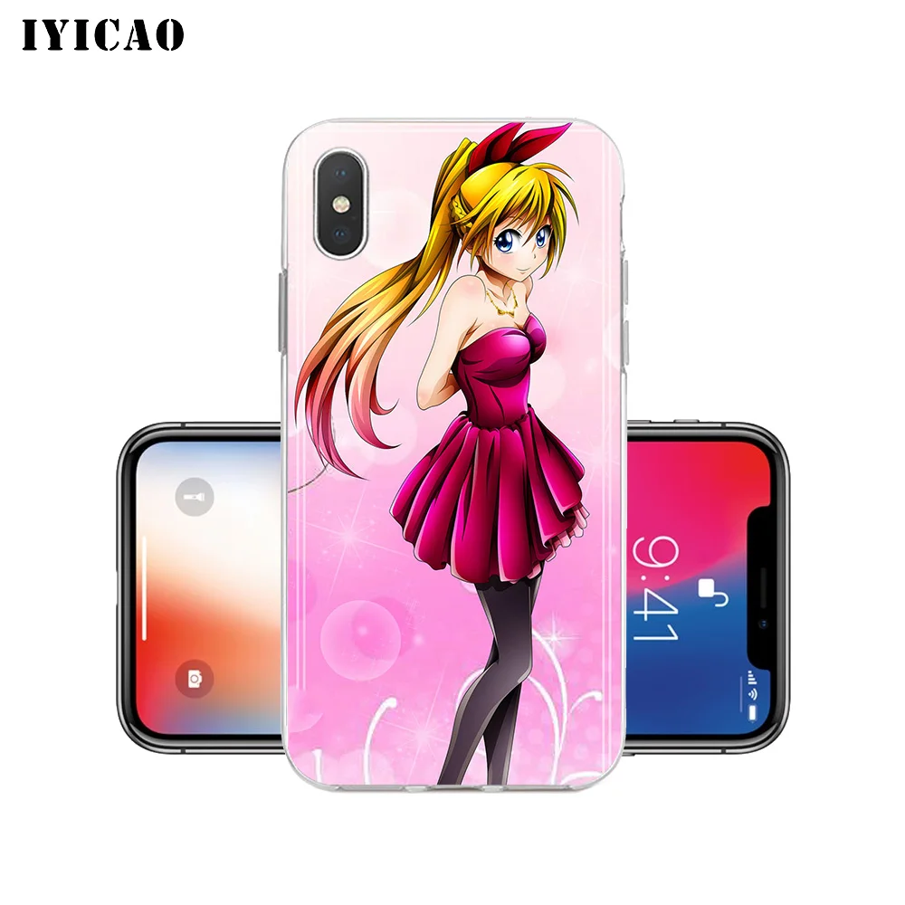 IYICAO Nisekoi Мягкий силиконовый чехол для iPhone X XR XS MAX 6 6s 7 8 Plus 5 5S SE TPU | Мобильные