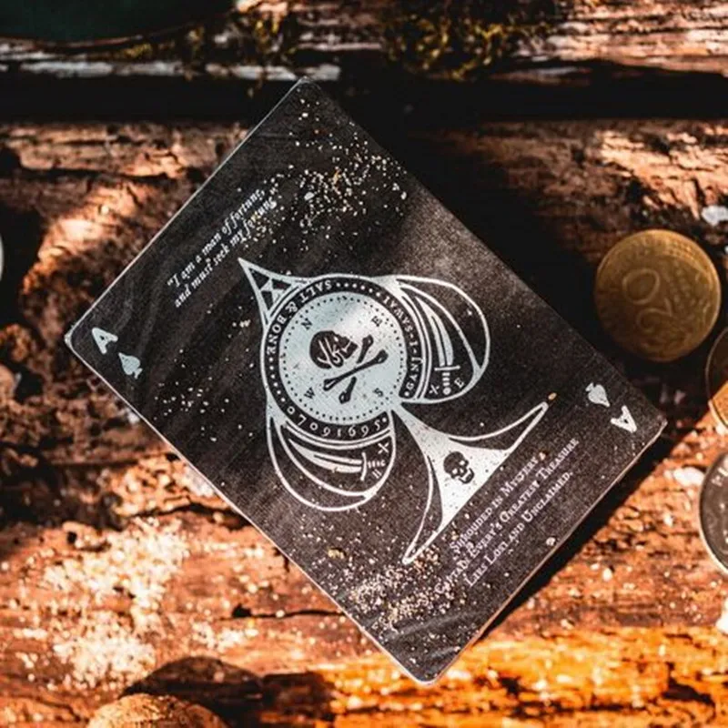 Игральные карты в покер с солевым и костным покрытием 1 шт. колода от ellusionst Cartamundi