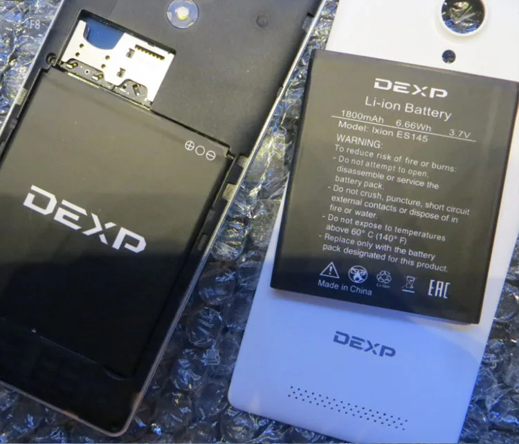 Для dexp ixion es145 1800 мАч батареи Перезаряжаемые литий-ионный встроенный