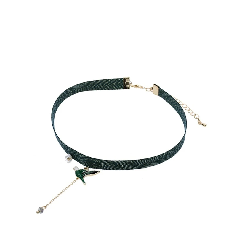 DoreenBeads, модное колье в этническом стиле, темно-зеленая веревка, милая овечья птица, подвеска, романтическое ювелирное изделие для женщин, подарок, 1 шт