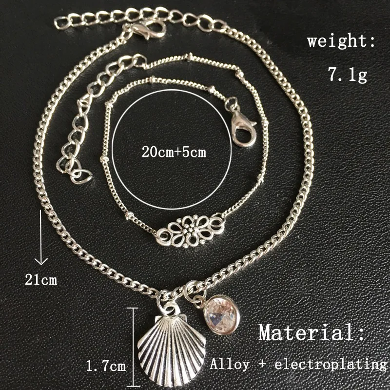 Qevila модная богемная обувь в стиле панк серебристые цепи ботильоны винтажная