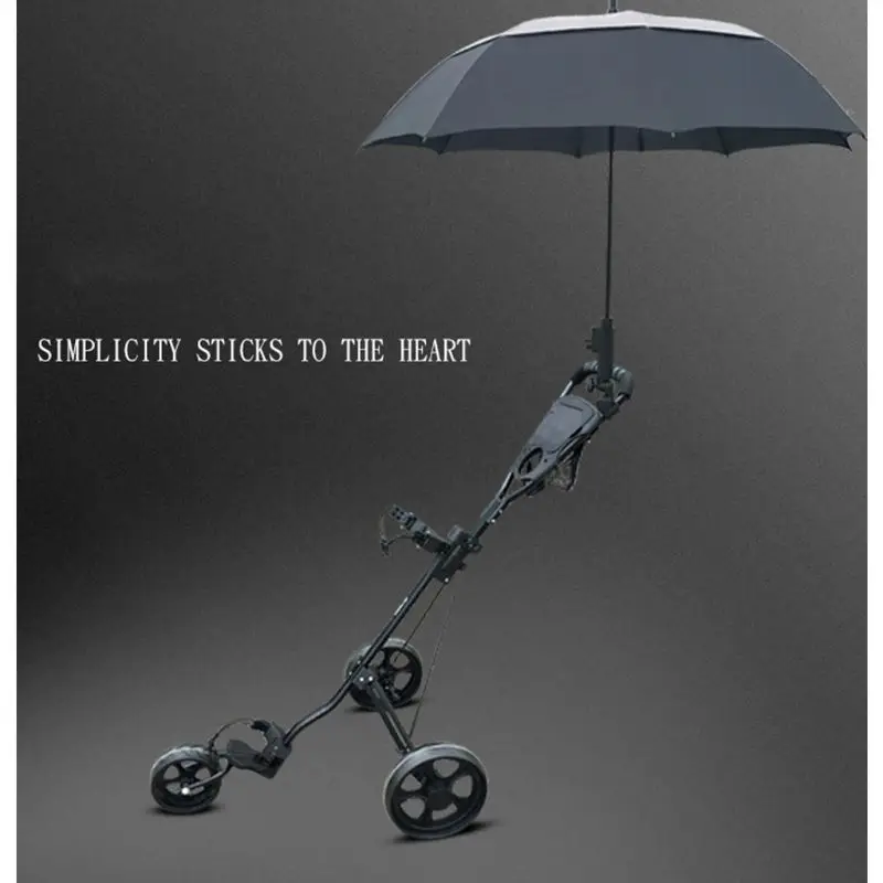 

ABS Golf Trolley Cart Accessories Adjustable Umbrella Holder Clubbers