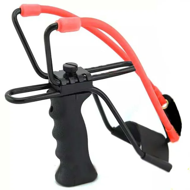 

mini slingshot Professional Slingshot rubber band outdoor Shot Slingshot Bow with Handle Leisure hunting catapult