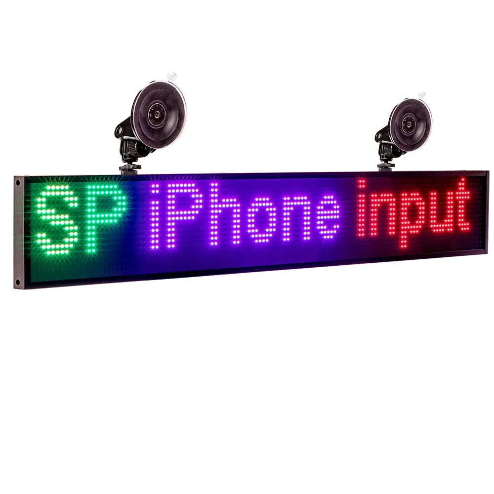 P5mm 82 см 12 В SMD2121 RGB знак полноцветный Автомобильный светодиодный дисплей заднего